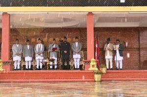 राष्ट्रपति समक्ष नवनियुक्त मन्त्रीद्वय गुरूङ र पुनद्धारा शपथ