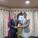 सभामुख अर्यालसँग अमेरिकी कार्यवाहक राजदूत स्कट अर्बमको शिष्टाचार भेटवार्ता