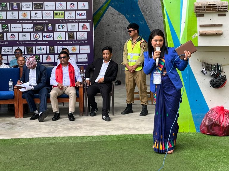 ‘टप रोप एन्ड लिड क्लाइम्बिङ च्याम्पियनसिप–२०२६’ सम्पन्न
