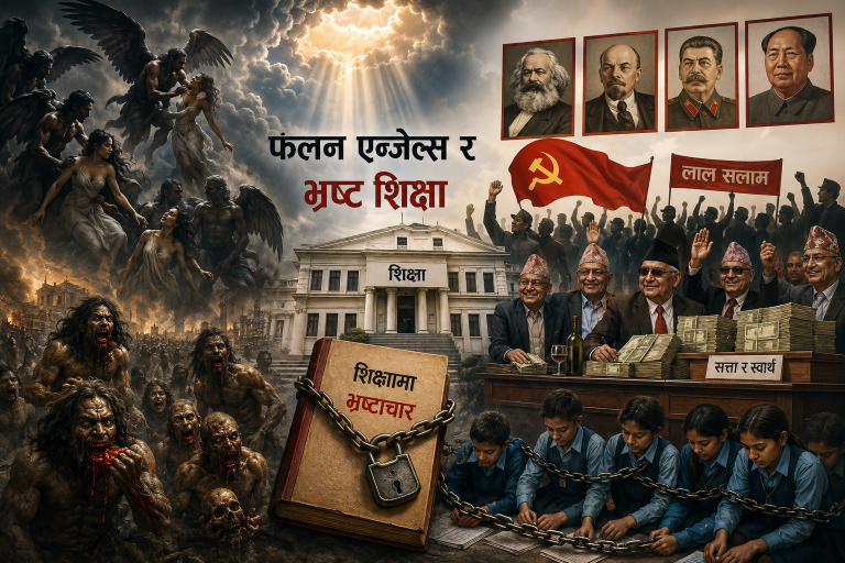 फलन एन्जेलस् र भ्रष्ट शिक्षा